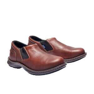 Timberland Pro Gladstone ESD Slip-On Men  Steel Safety Toe - Brown - Size: 9.5